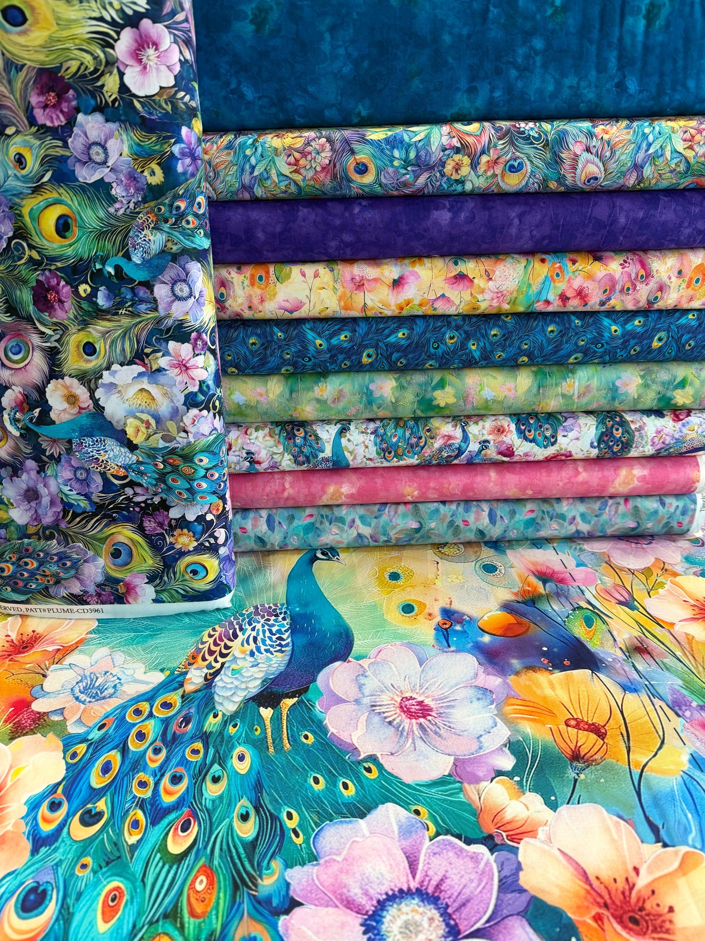 Wild Beauty Full Yard Bundle of 10 Prints & 1 Panel Cotton Woven