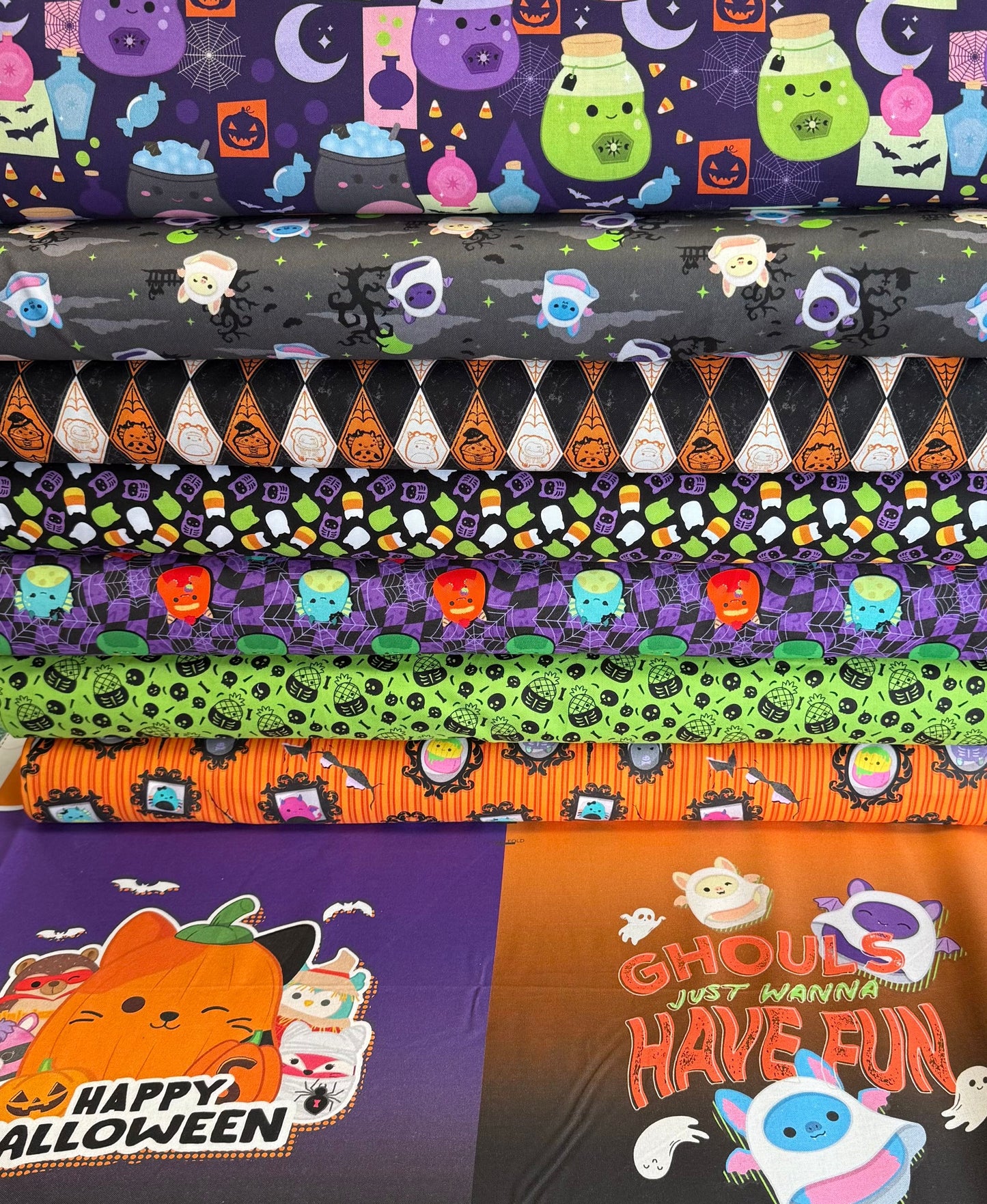 Squishmallows Boo Squad Half Yard Bundle