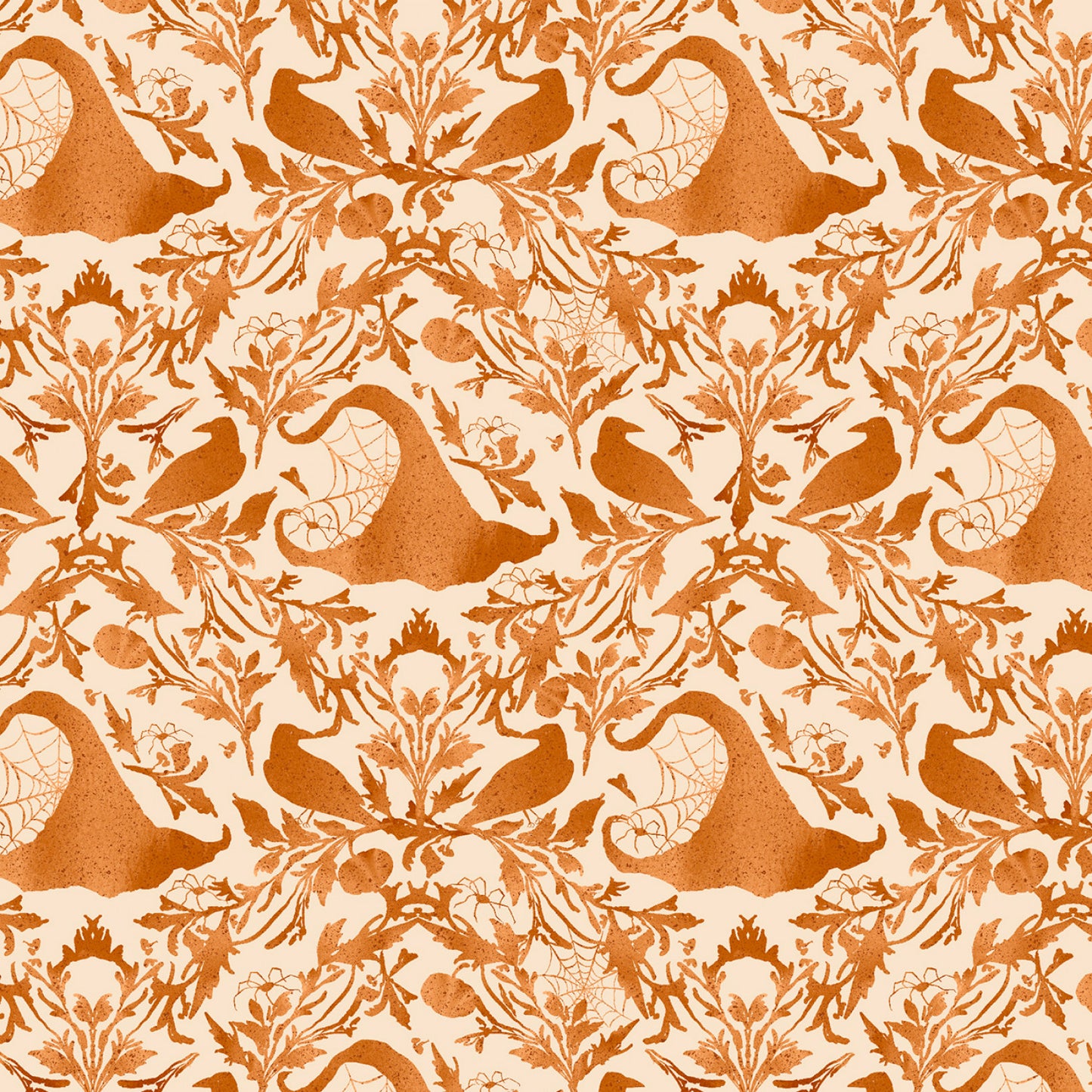 Hocus Pocus by Deane Beesley Collection Witch Hat Damask    HPOC5829-EO Cotton Woven Fabric