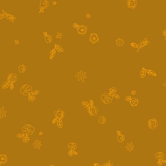 Preorder September 2026: Color Camp Sun Sprig Dark Marigold 10425-O by Alison Glass