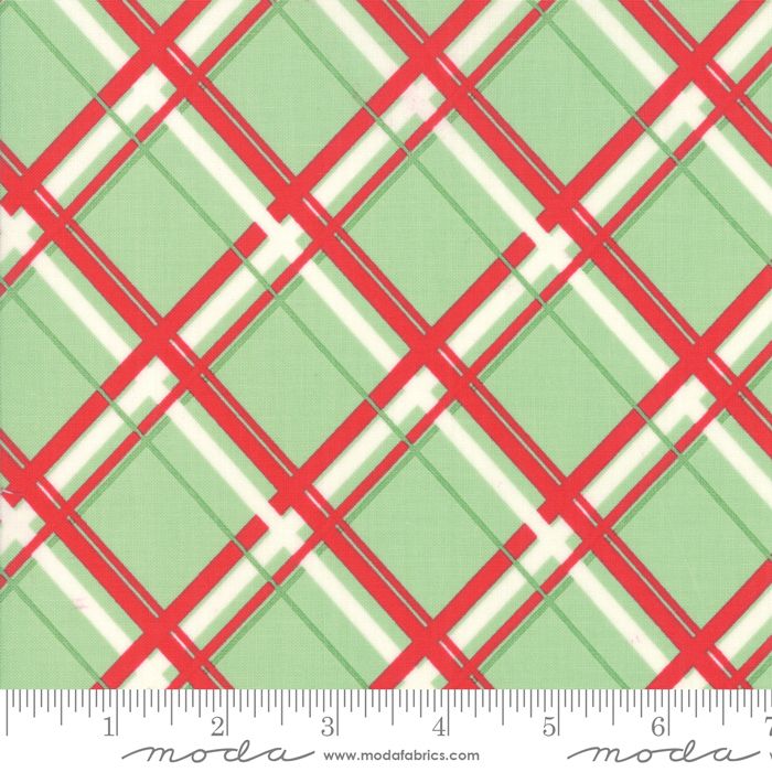 Deer Christmas by Urban Chiks Spearmint Plaid 31162 13