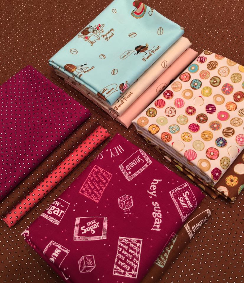 Pixie Square Dots Brown 24299AJ (Coordinate to Caf-Fiend) Cotton Woven Fabric