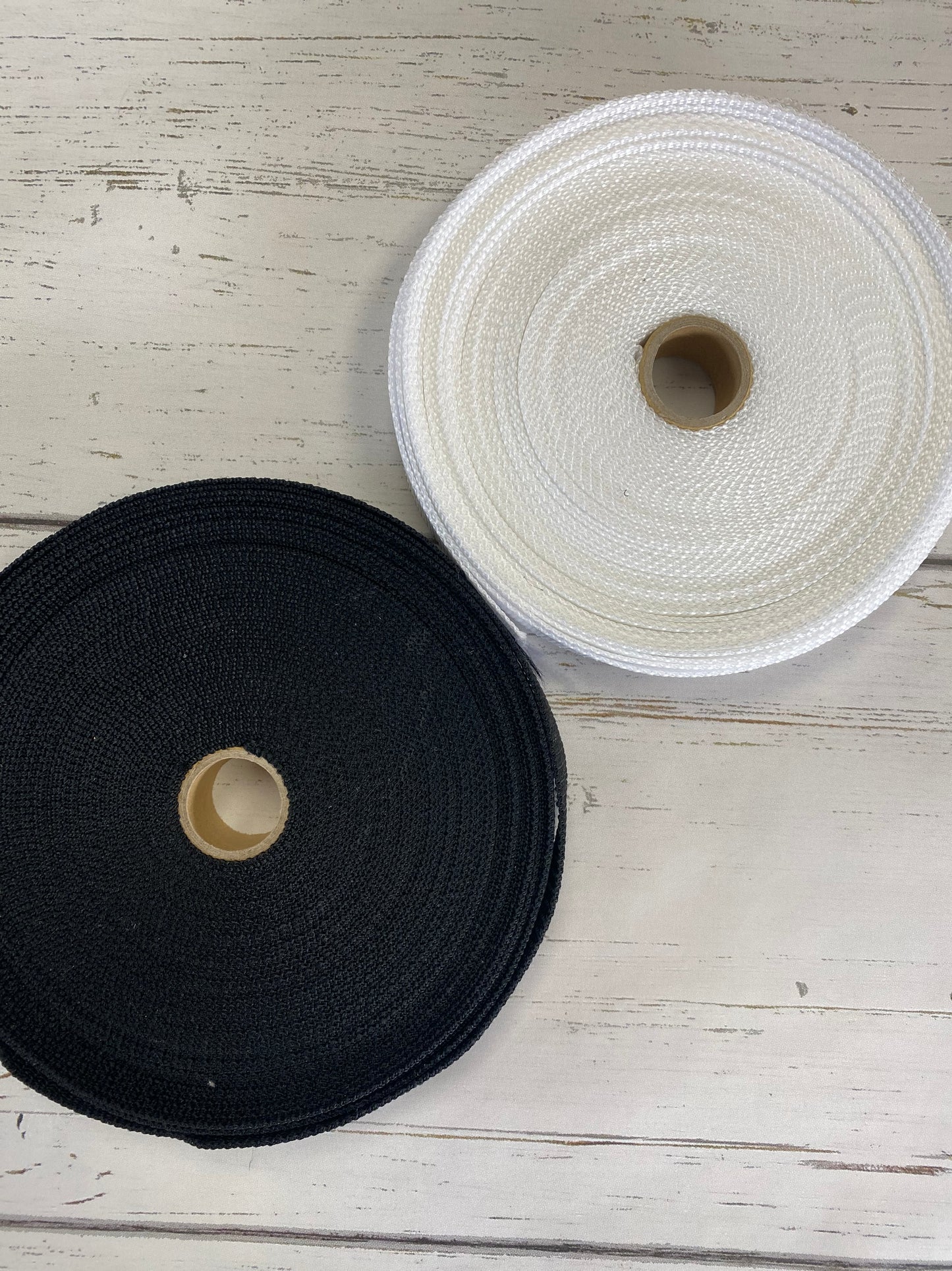 1” Polypro strapping Black SUP164-1B by the yard