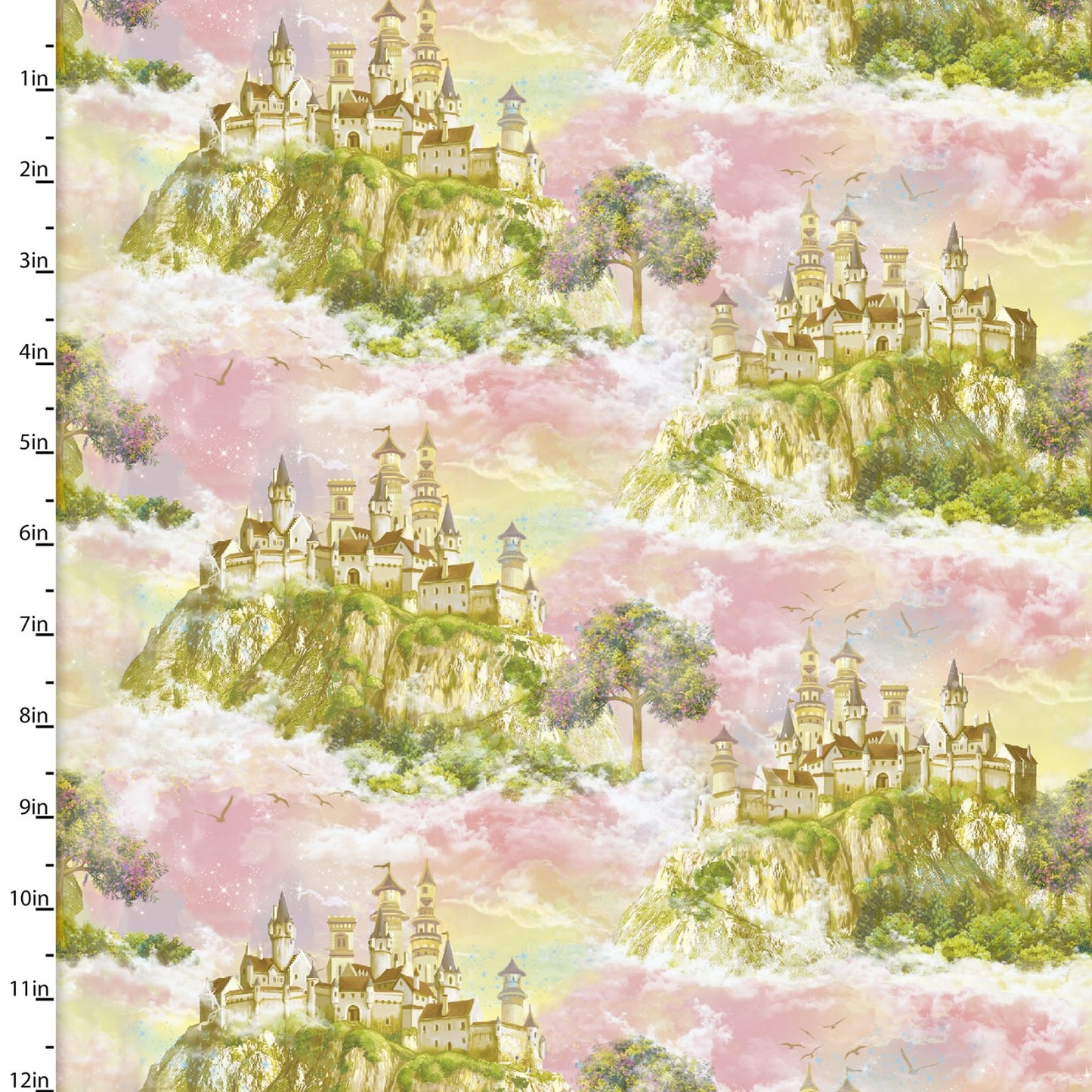 Princess Dreams by Image World Pink 21533-PNK Cotton Woven Fabric