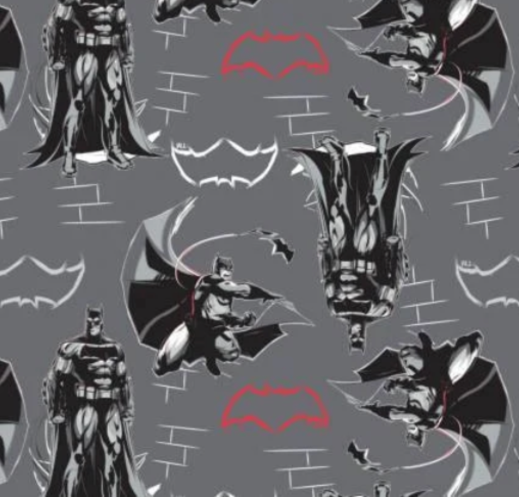 Licensed Dawn of Justice Dark Knight Iron 23420103-1 Cotton Woven Fabric