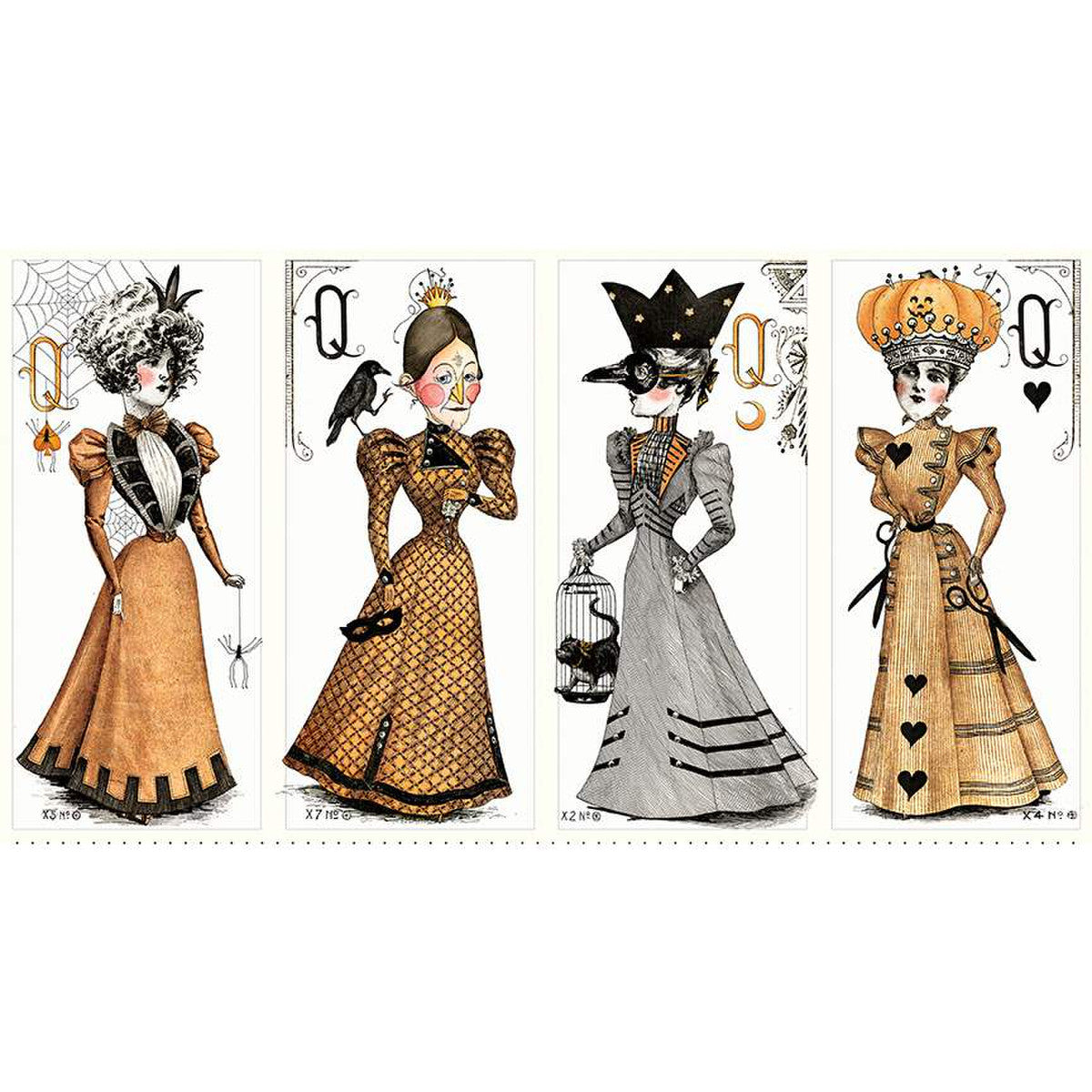 Queen of We'en by J. Wecker Frisch 24" Doll Panel PD13161-PANEL Cotton Woven Panel