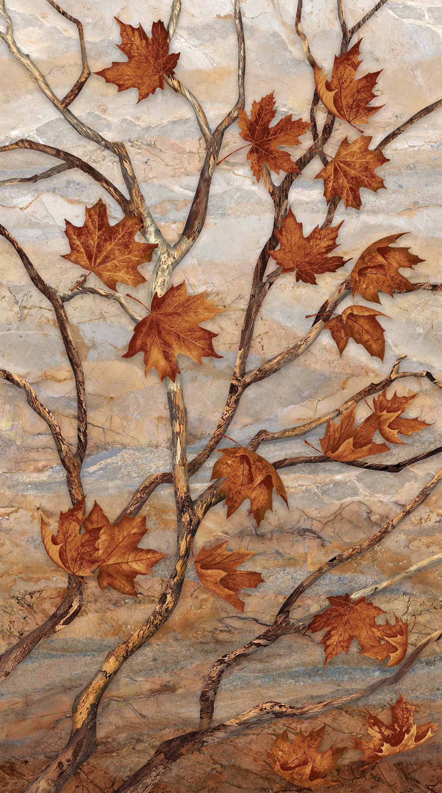 Windswept Stonehenge by Linda Ludovico 24" Panel Light Neutral Digital DP24930-14 Cotton Woven Panel