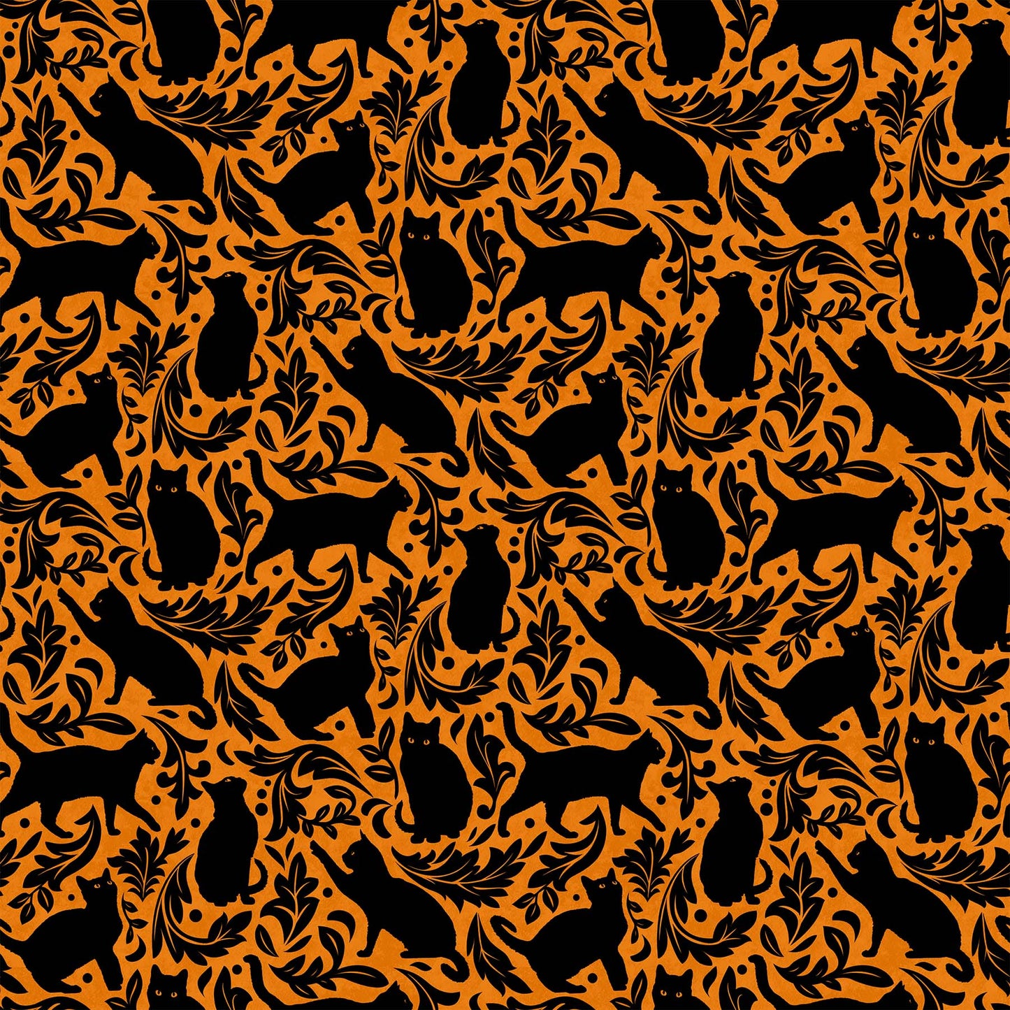 Hallow's Eve by Cerrito Creek Studio Orange 27088-54 Cotton Woven Fabric