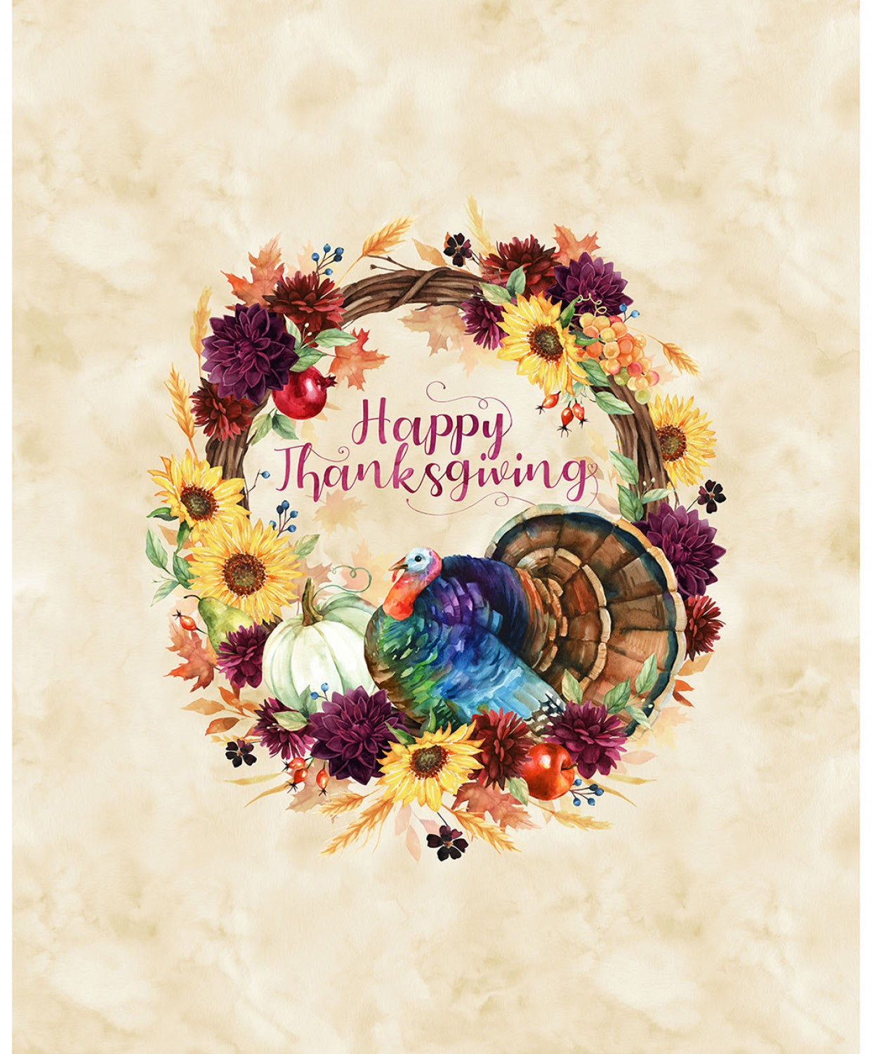 Celebrate the Seasons 2 36" Panel November U5129H-596 Cotton Woven Panel