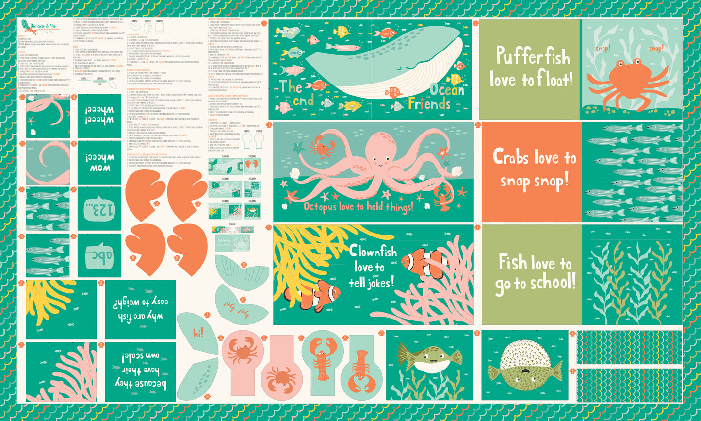 The Sea & Me by Stacy Iest Hsu 36" x 60" Panel Book 20790-11 Cotton Woven Panel