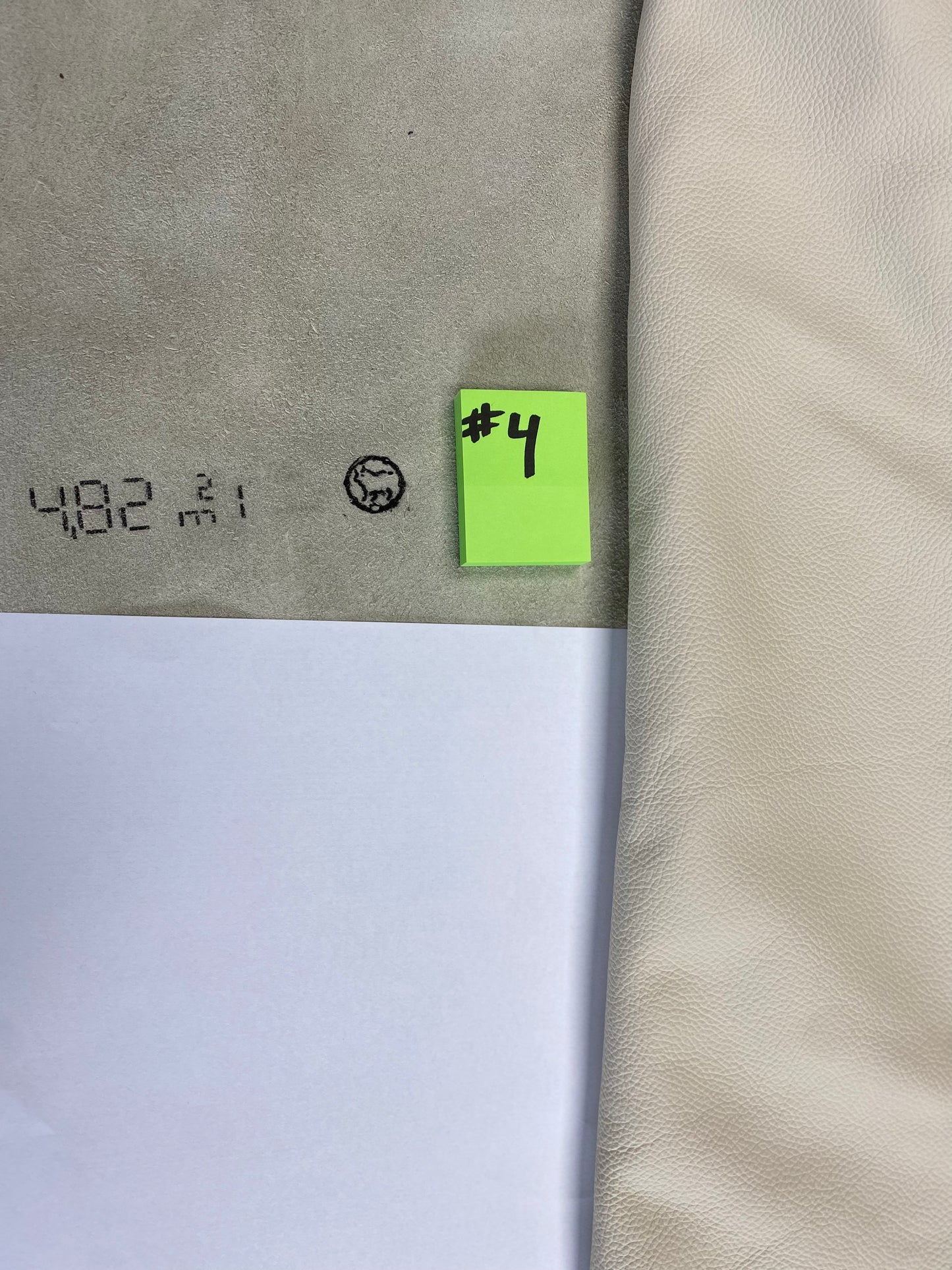 Leather Panama whole hide 4.82 Square Meters 1.5-2MM Leather#4 - USA Shipping Included in Price!