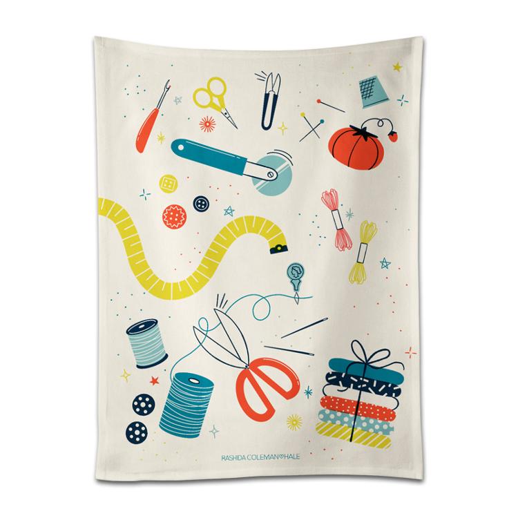Ruby Star Society Sew Essentials Tea Towel by Rashida Coleman Hale RS7025