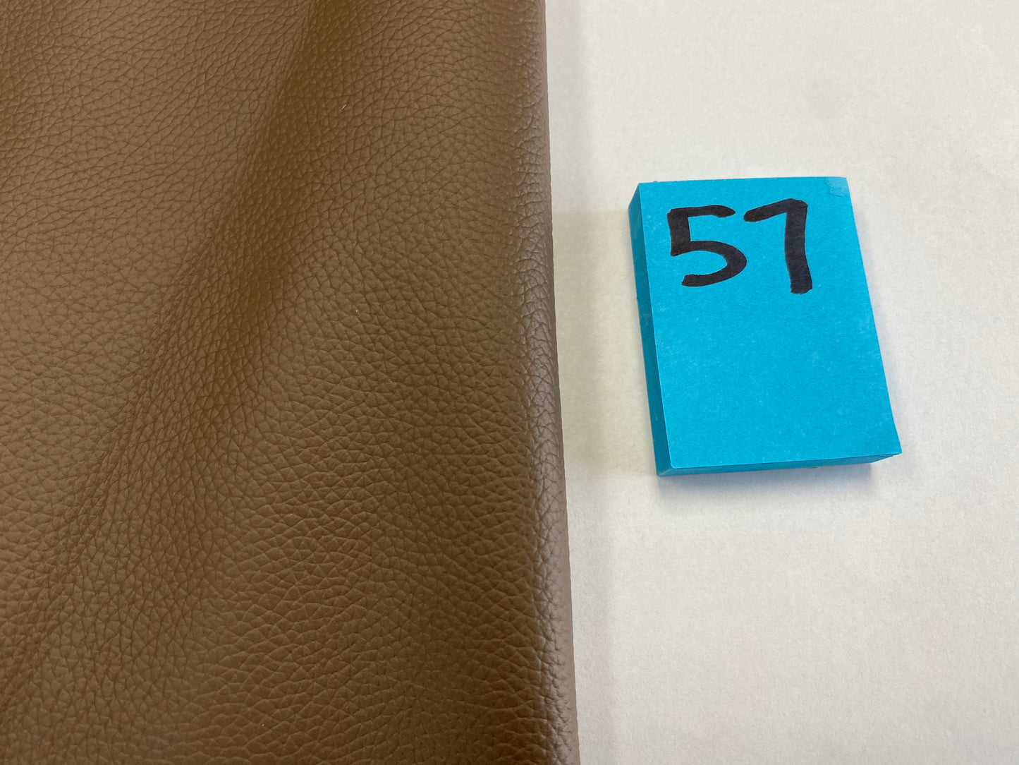 Leather Brown 38" x 56" with tails 1.2-1.3mm Leather#57 - USA Shipping Included in Price!