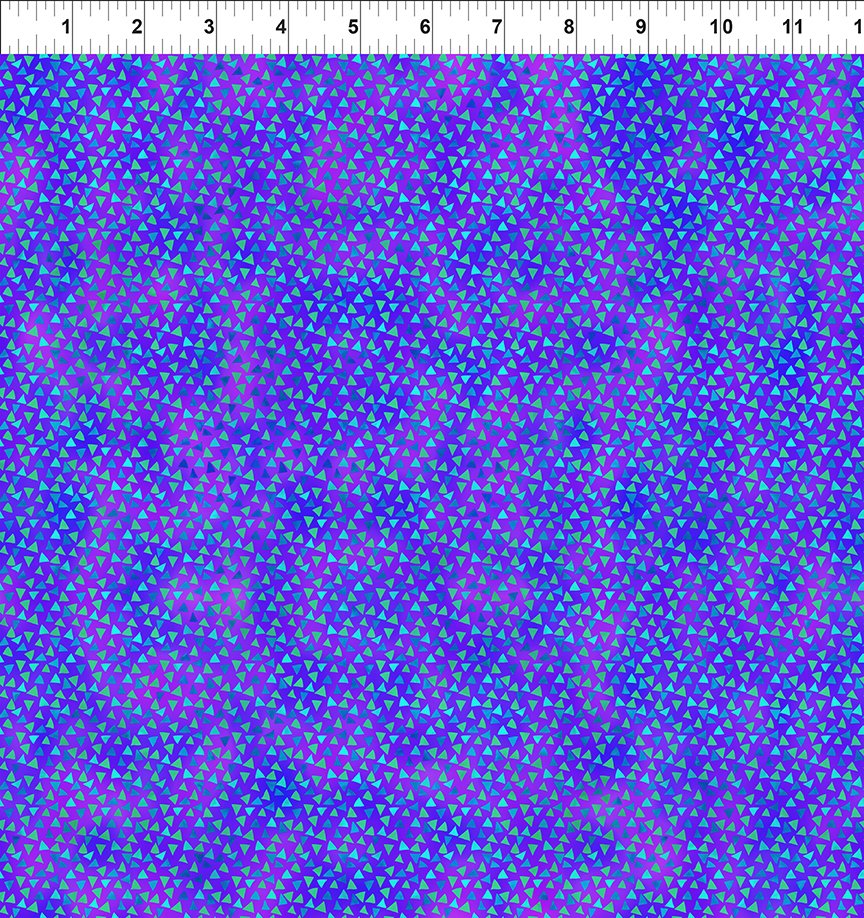 Dazzle Triangles Purple 7JYP-3 Cotton Woven Fabric