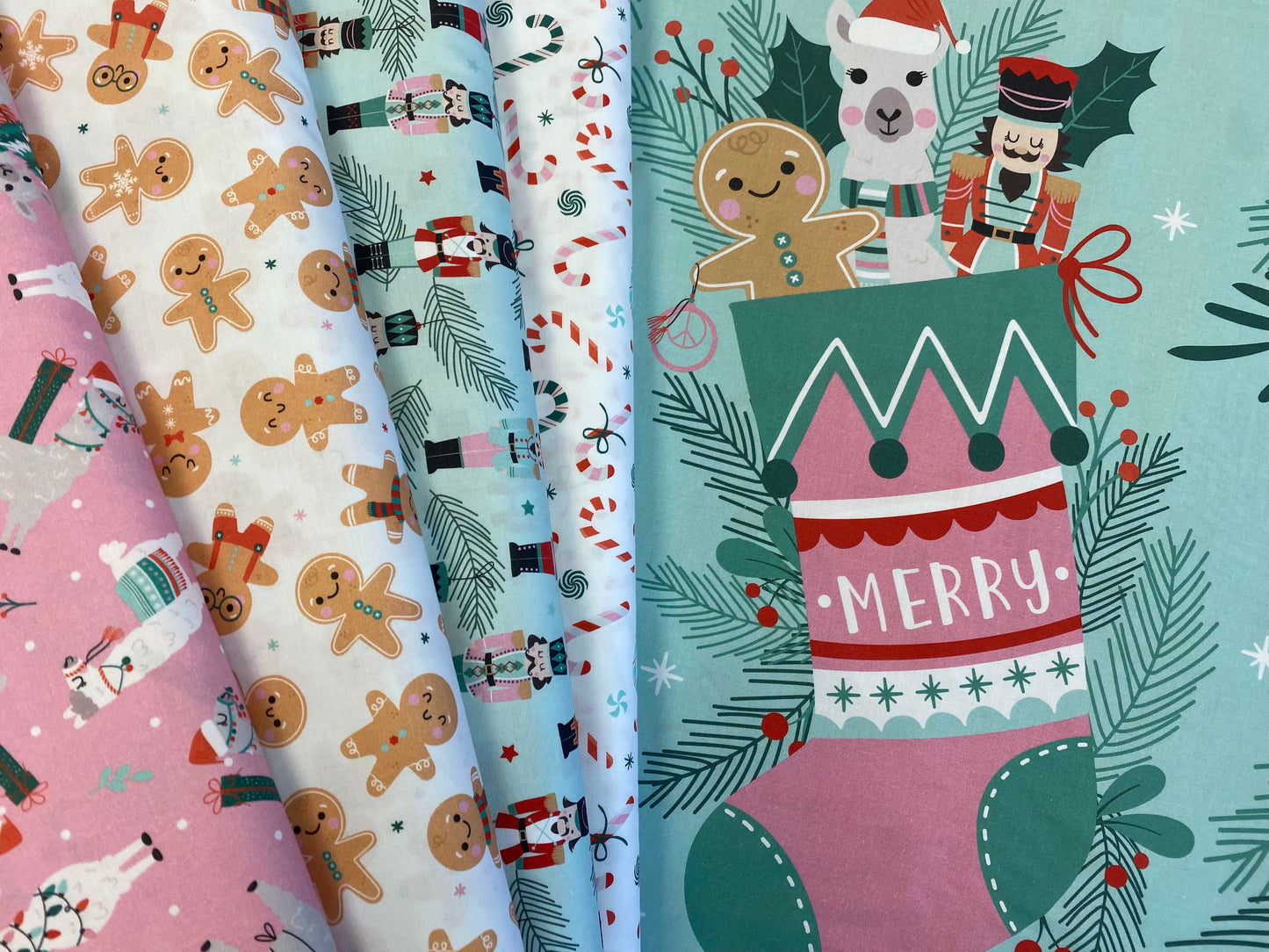 Christmas Nostalgia by Angela Nickeas Nutcrack Ornaments Teal/Red 120-22073 Cotton Woven Fabric