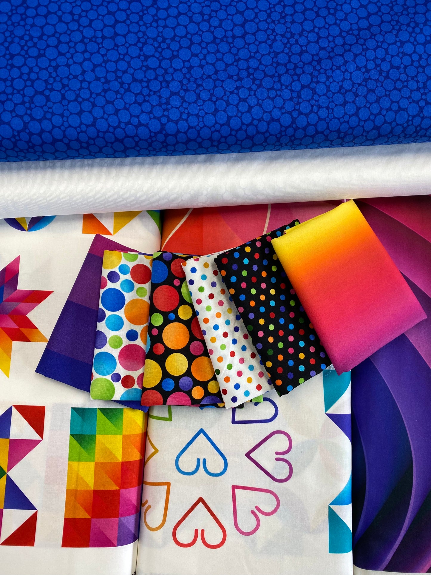 Color Play by Patti Carey 24" Panel Color Wave Multi Digital DP24914-100 Cotton Woven Panel