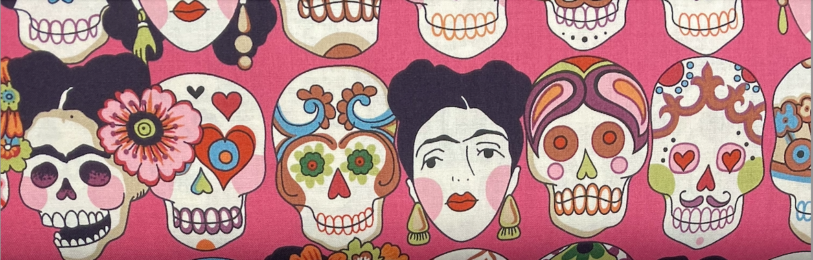 Folklorico Gotas de Amor Pink 7925h Cotton Woven Fabric