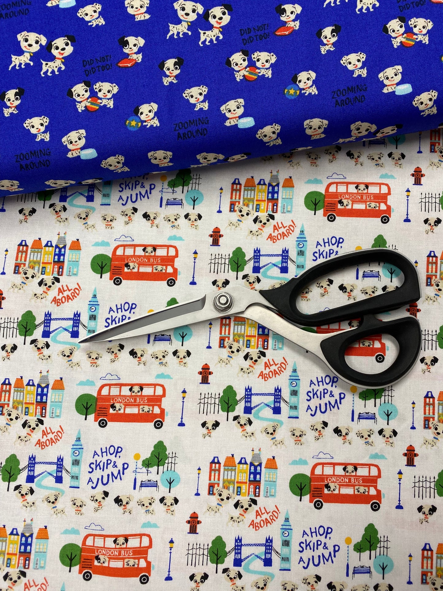 Licensed The Day of the Little World Around Town 85010301-1 Cotton Woven Fabric