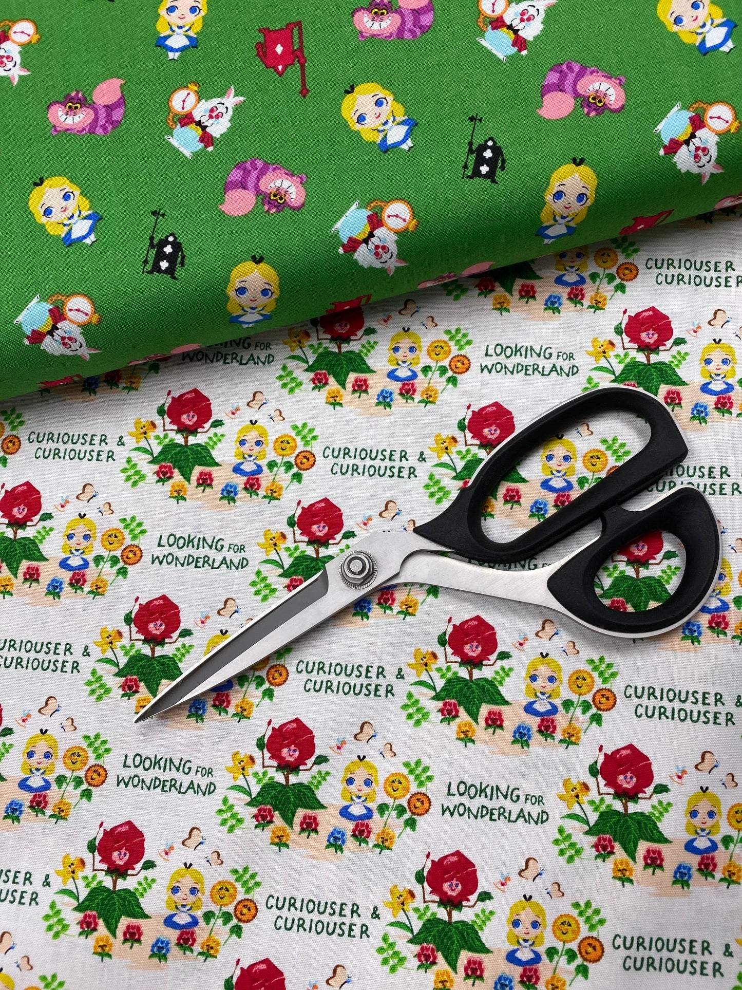 Licensed The Day of the Little World Curiouser 85020301-1 Cotton Woven Fabric