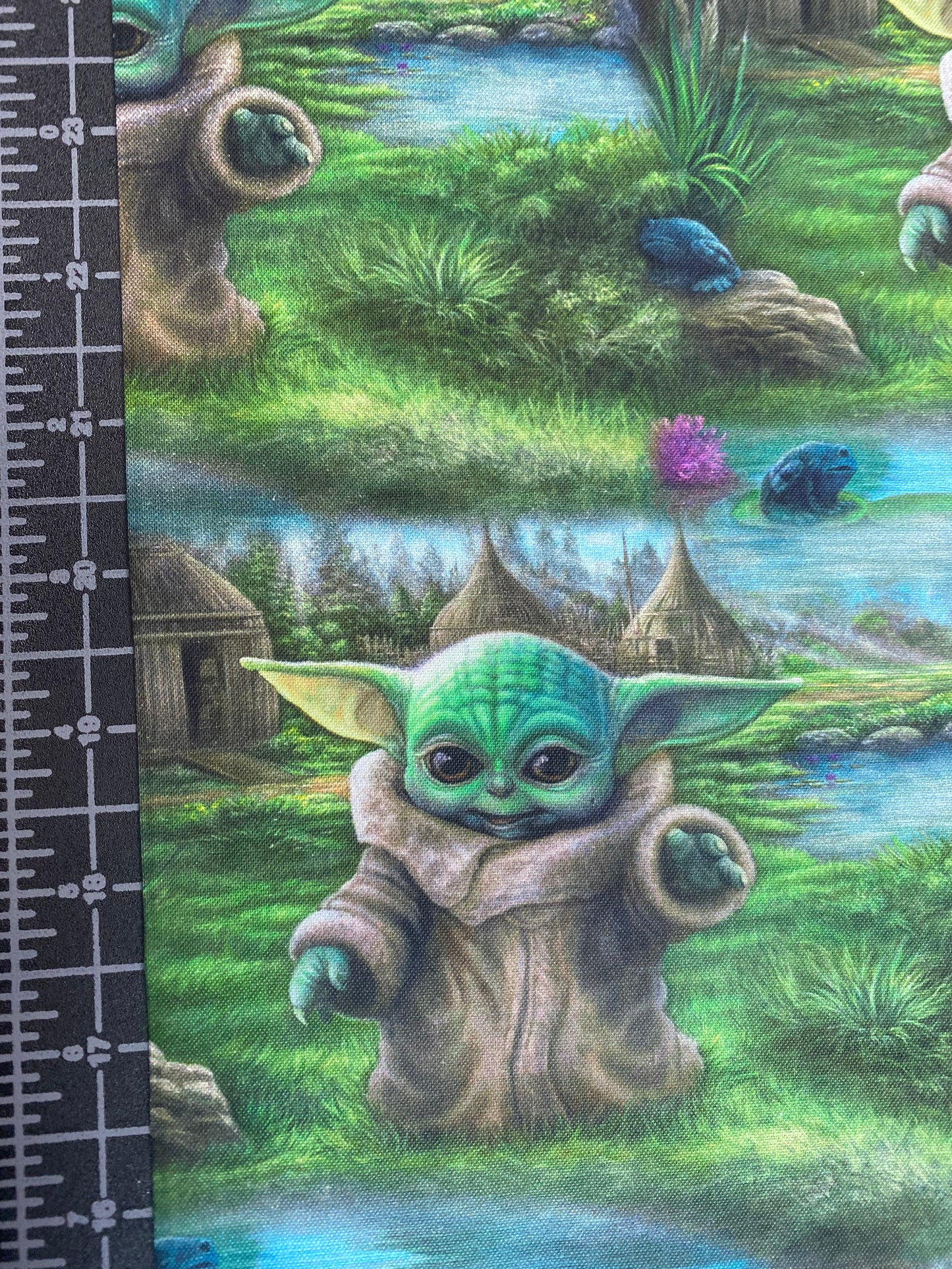 Licensed Epic Lucas Films Digitally Printed The Child ST10001C1 Cotton Woven Fabric