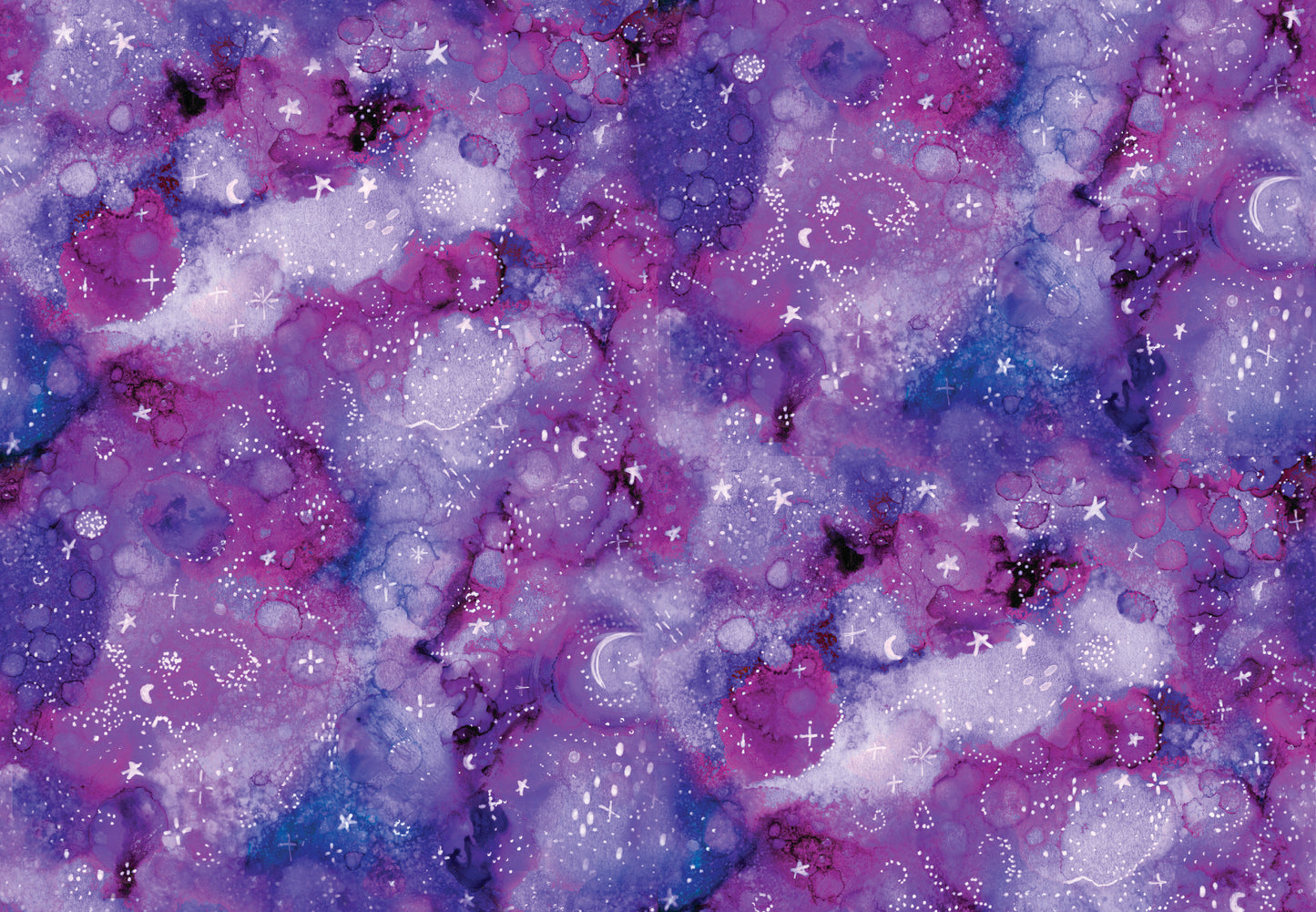 Arctic Wonder by Arrolynn Weiderhold Marble Purple w/Silver Glitter 19438-PUR-CTN-D Cotton Woven Fabric