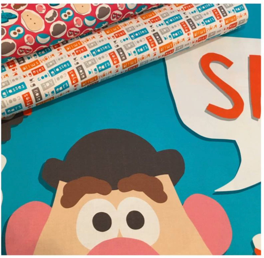 Hasbro Mr Potato Head Parts 36" Panel Cotton Woven Panel