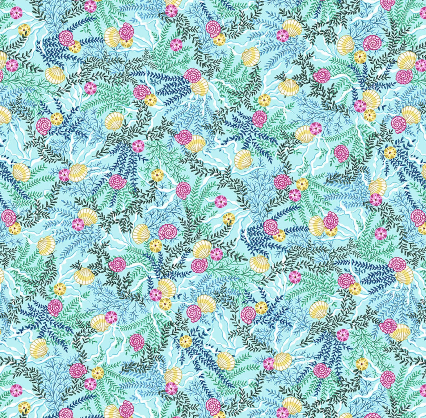 Yellow Mermaid Fabric