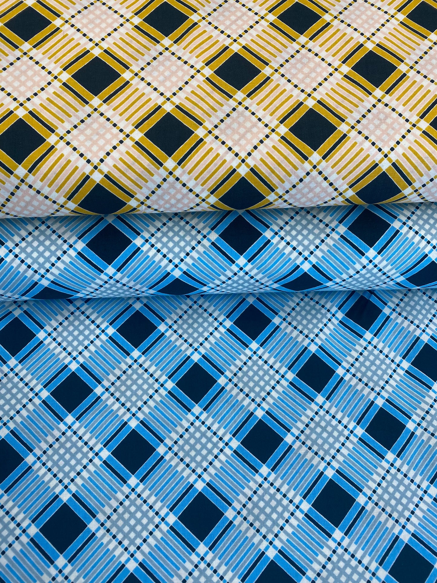 Strawberry Friends by Kimberly Kight of Ruby Star Society Plaid Goldenrod RS3040-12 Cotton Woven Fabric