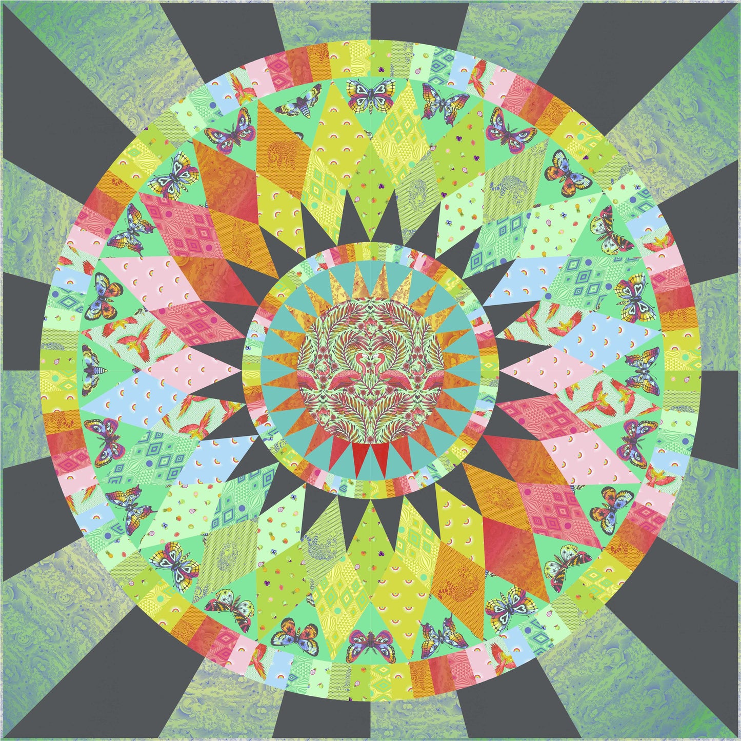 Tula Pink Sunshine Daydream Quilt Kit KITQTTP.SUNSHINE USA Shipping included in price