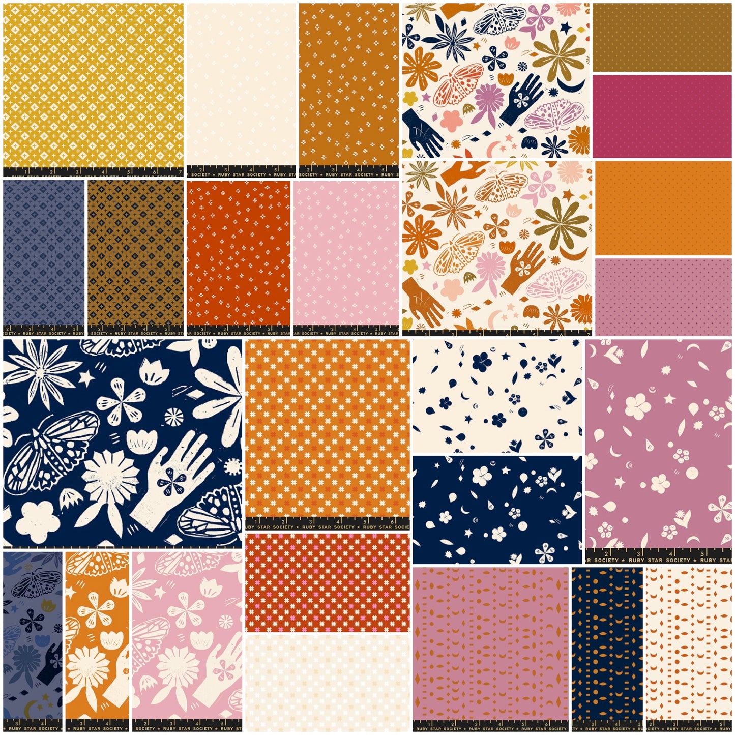 Moonglow by Alexia Marcelle Abegg of Ruby Star Society 2.5" Strips Bundle of 40 RS4030JR Bundle
