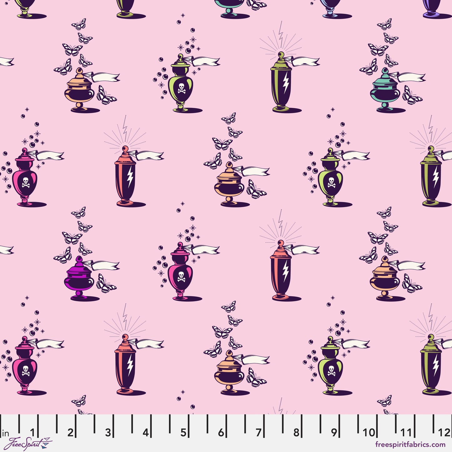 Nightshade DeJa Vu by Tula Pink Apothecary Nerium PWTP209.NERIUM Cotton Woven Fabric