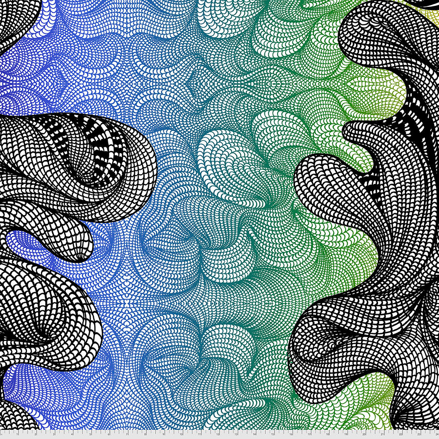 BioGeo2 by Adrienne Leban Bio Banter Cool PWAL008.COOL Cotton Woven Fabric