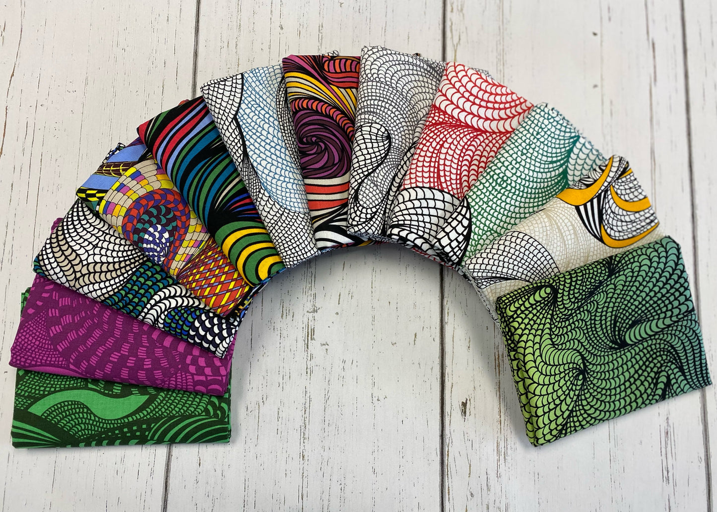 BioGeo2 by Adrienne Leban Rainbow Bio PWAL013.MULTI Cotton Woven Fabric