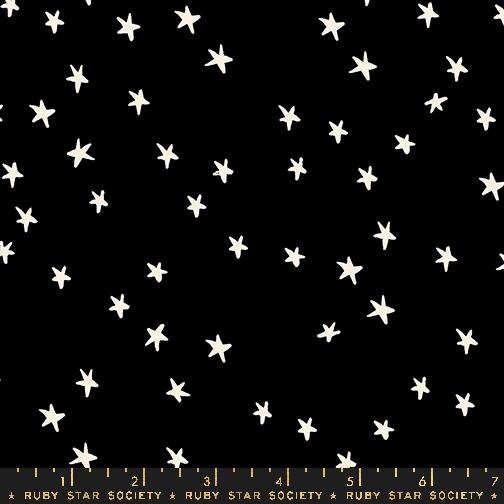 Starry 108” Wideback by Alexia Abegg Black RS4111-50 Cotton Woven Fabric
