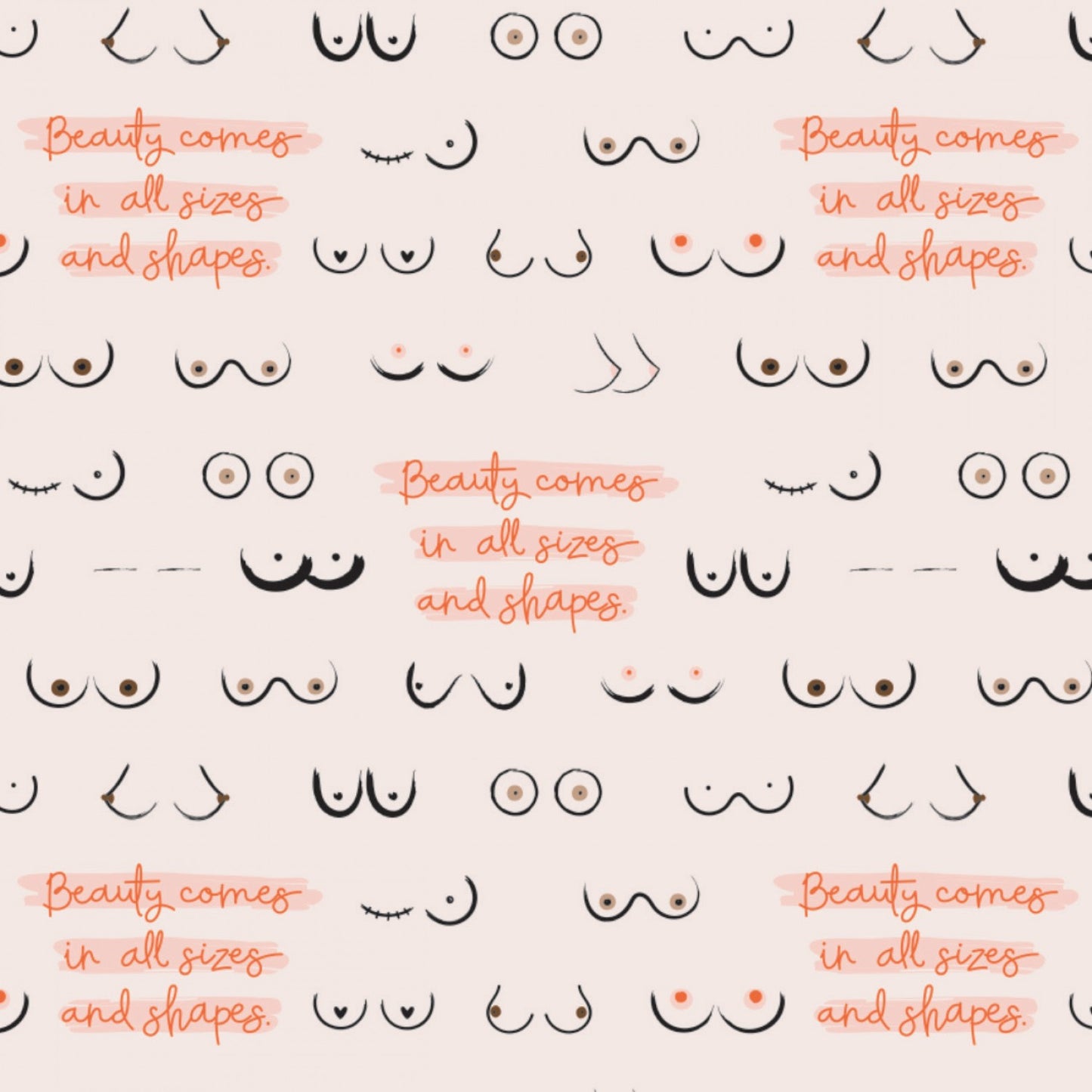 Self Love Club Blushing (Breasts) Blush 50210801-1 Cotton Woven Fabric