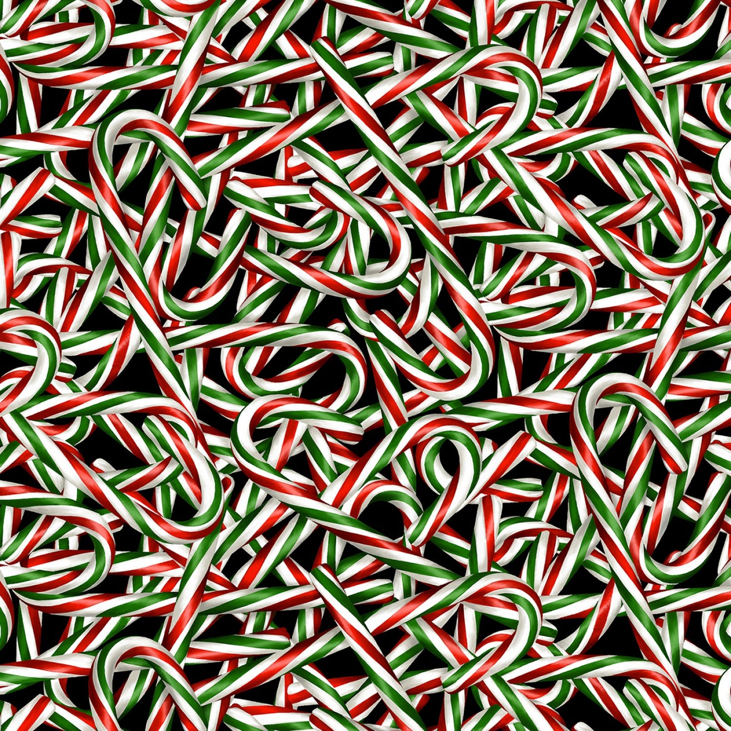 Sweet Holidays Candy Cane Bonanza Multi 12786B-99 Cotton Woven Fabric