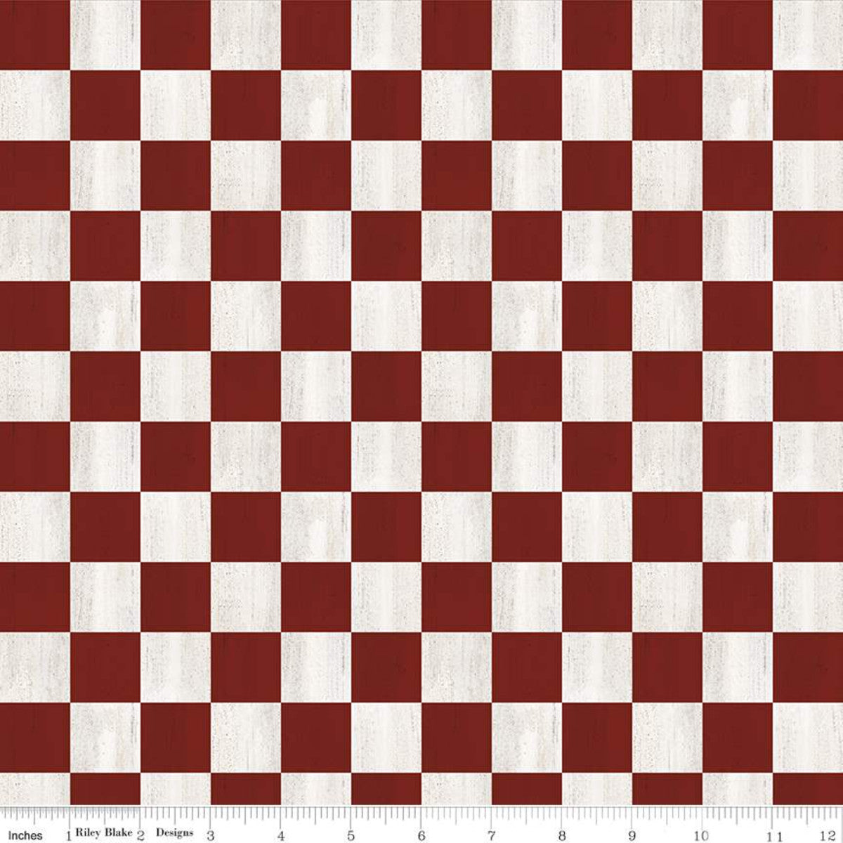 Checkerboard red outlet