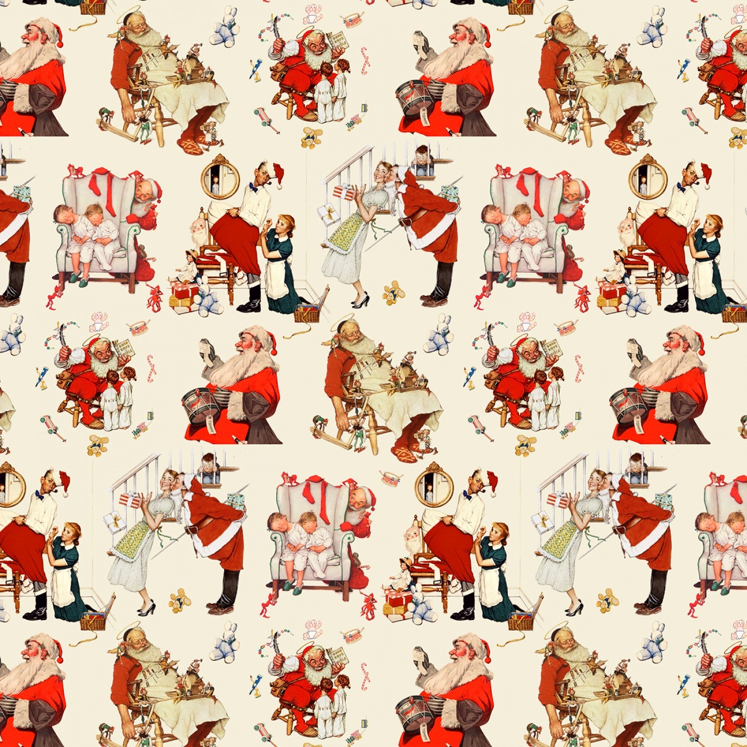 Santa Claus Fabric and Christmas Fabric Pre-cuts
