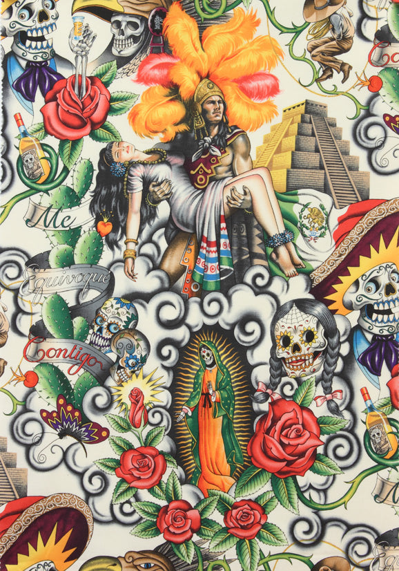 Folklorico Contigo Tint 7204a 7204a Cotton Woven Fabric