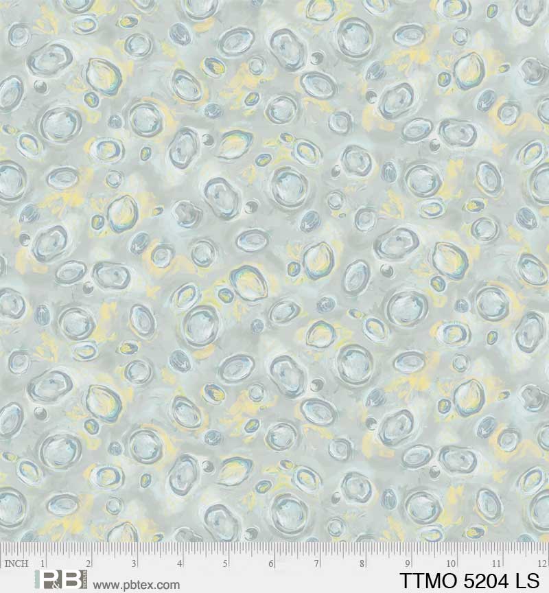 To The Moon by Rachel Nieman Craters Silver    TTMO5204LS Cotton Woven Fabric
