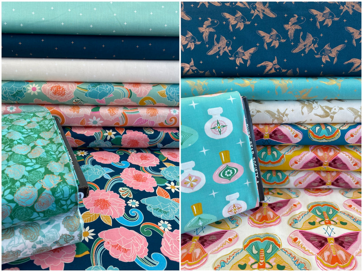 Curio by Melody Miller of Ruby Star Sociey Efflorescent Moss RS0058-13 Cotton Woven Fabric