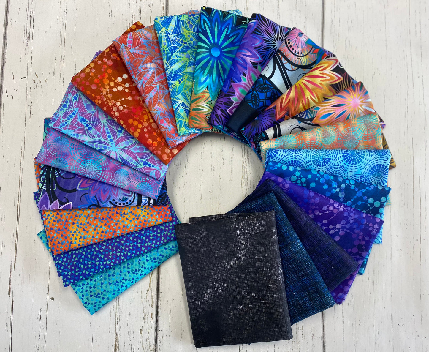Dazzle Weave Black 6JYP-1 Cotton Woven Fabric