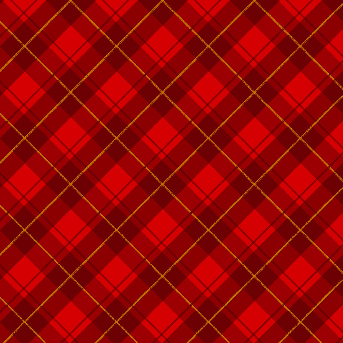 Merry Town by Sharla Fults Diagonal Plaid Red 6368-88 Cotton Woven Fab