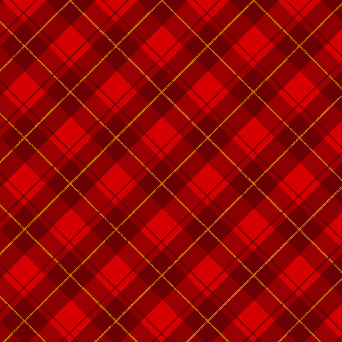 Merry Town by Sharla Fults Diagonal Plaid Red 6368-88 Cotton Woven Fabric