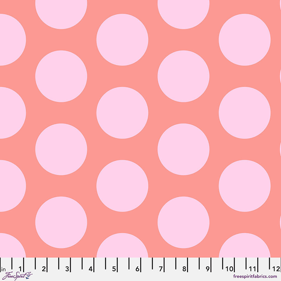 Roar! by Tula Pink Dinosaur Eggs Blush PWTP230.BLUSH Cotton Woven Fabric