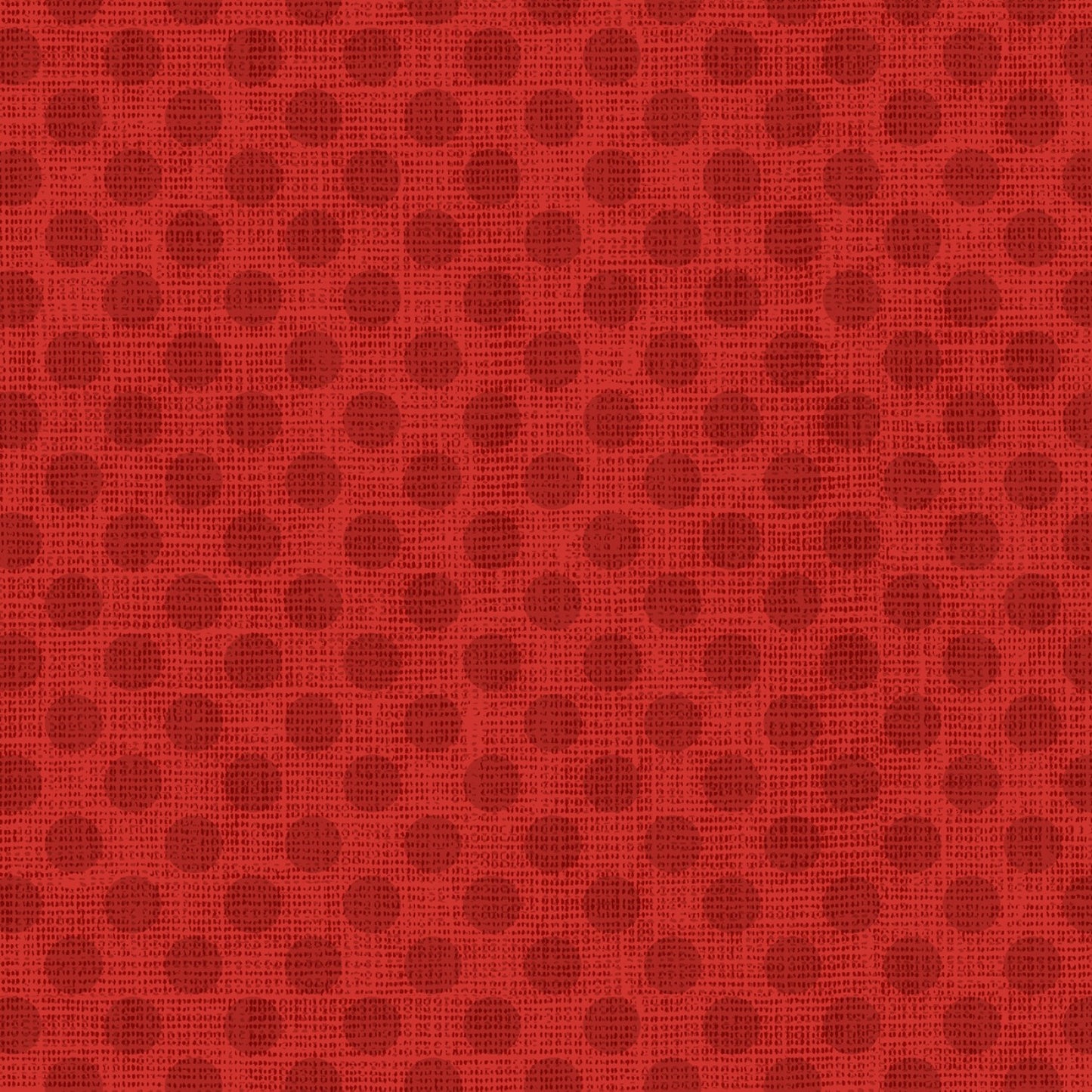 North Pole Express by Pela Studio Dots Dark Red  NPEX4763-DR Cotton Woven Fabric