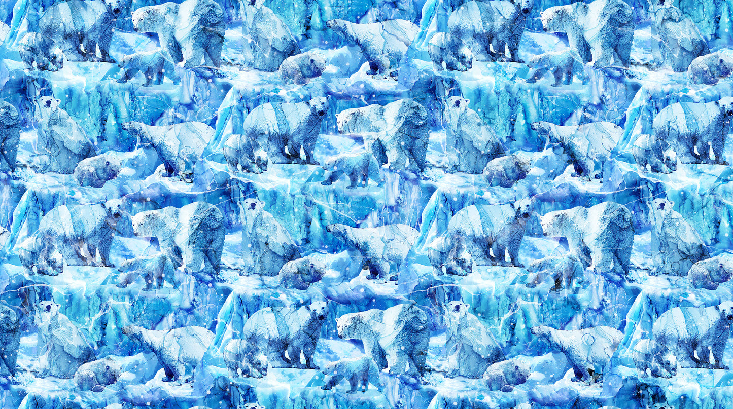 Illuminations by Deborah Edwards and Melanie Samra Blue DP27003-44 Cotton Woven Fabric