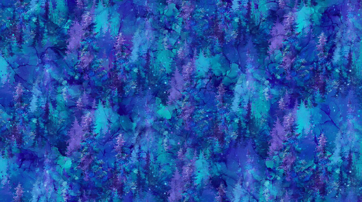 Illuminations by Deborah Edwards and Melanie Samra Dark Blue DP27005-46 Cotton Woven Fabric