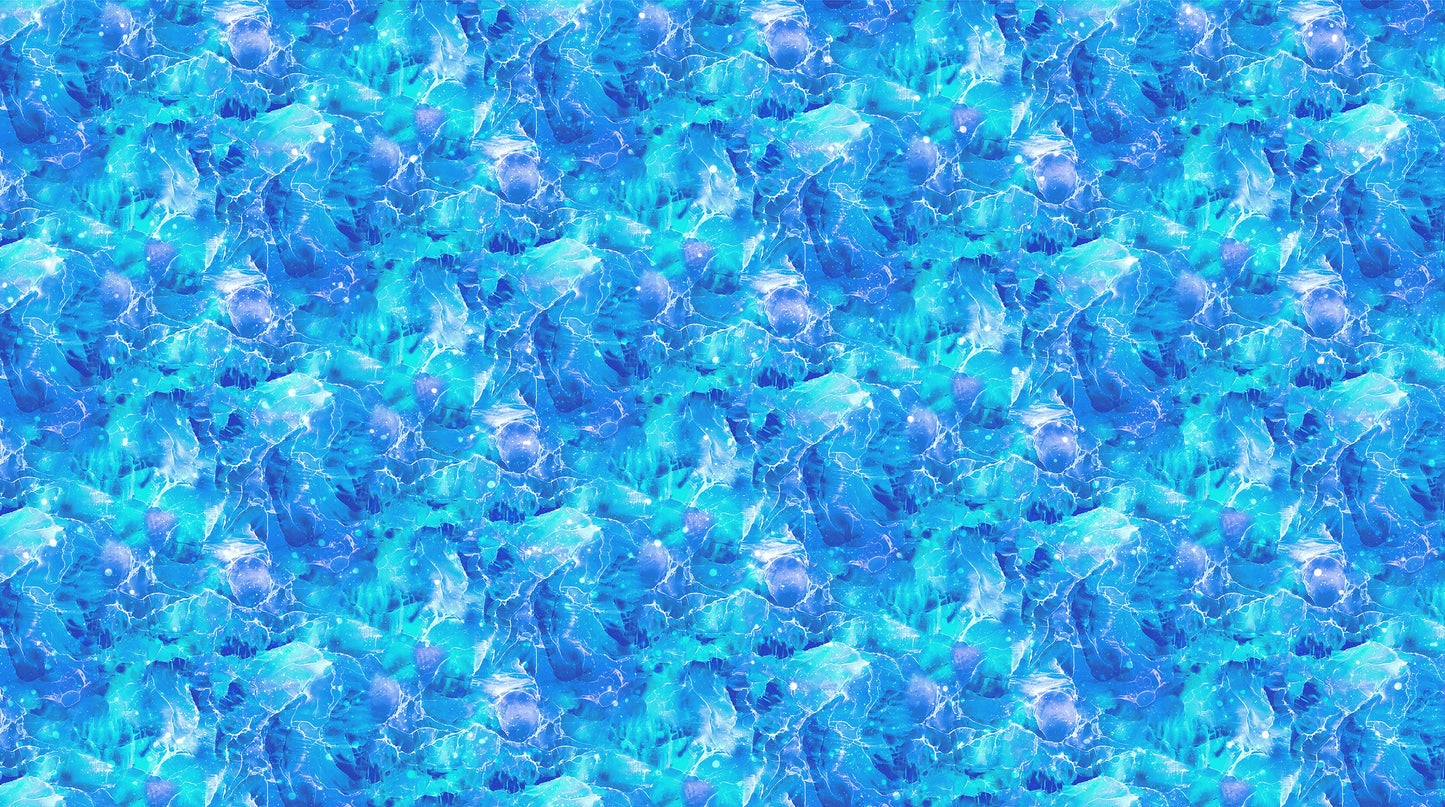 Illuminations by Deborah Edwards and Melanie Samra Blue Turquoise DP27007-44 Cotton Woven Fabric