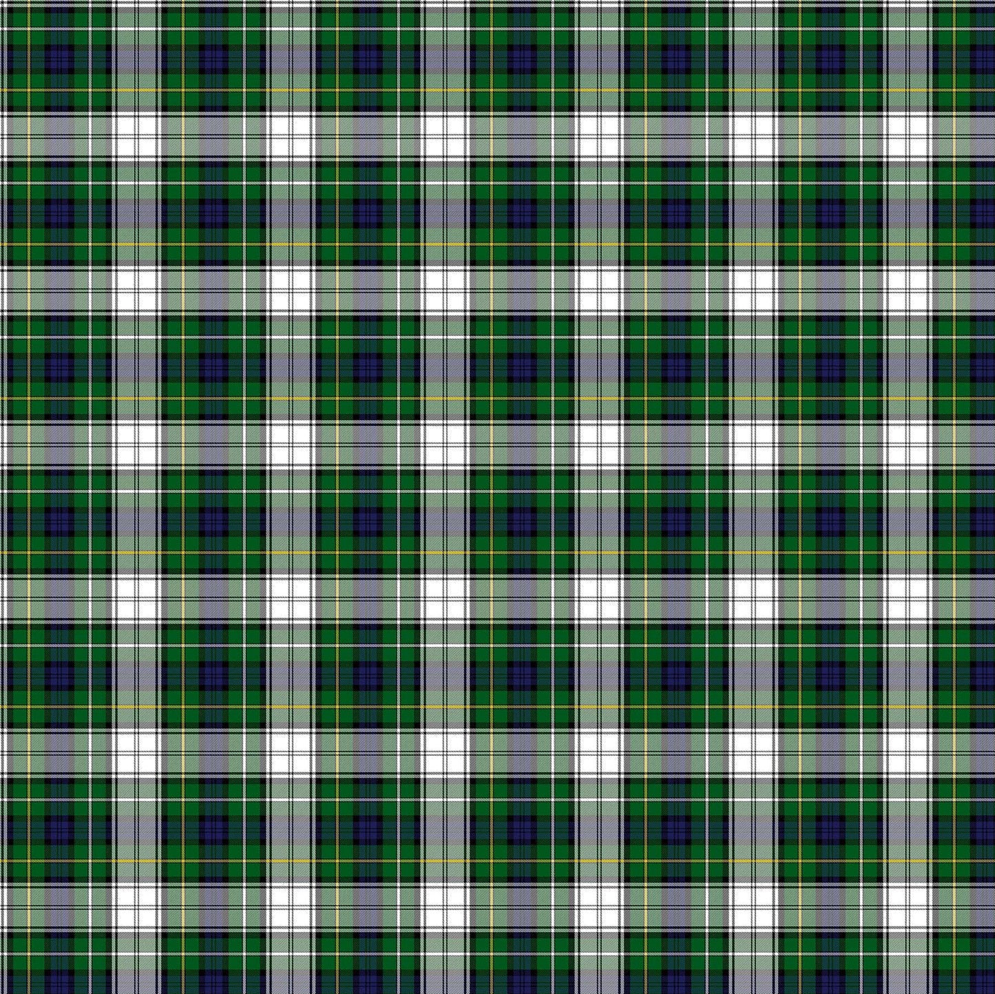 Totally Tartan Yarn Dyed Slightly Brushed Twill Dress Gordon White Multi W24510-10 Cotton Woven Fabric